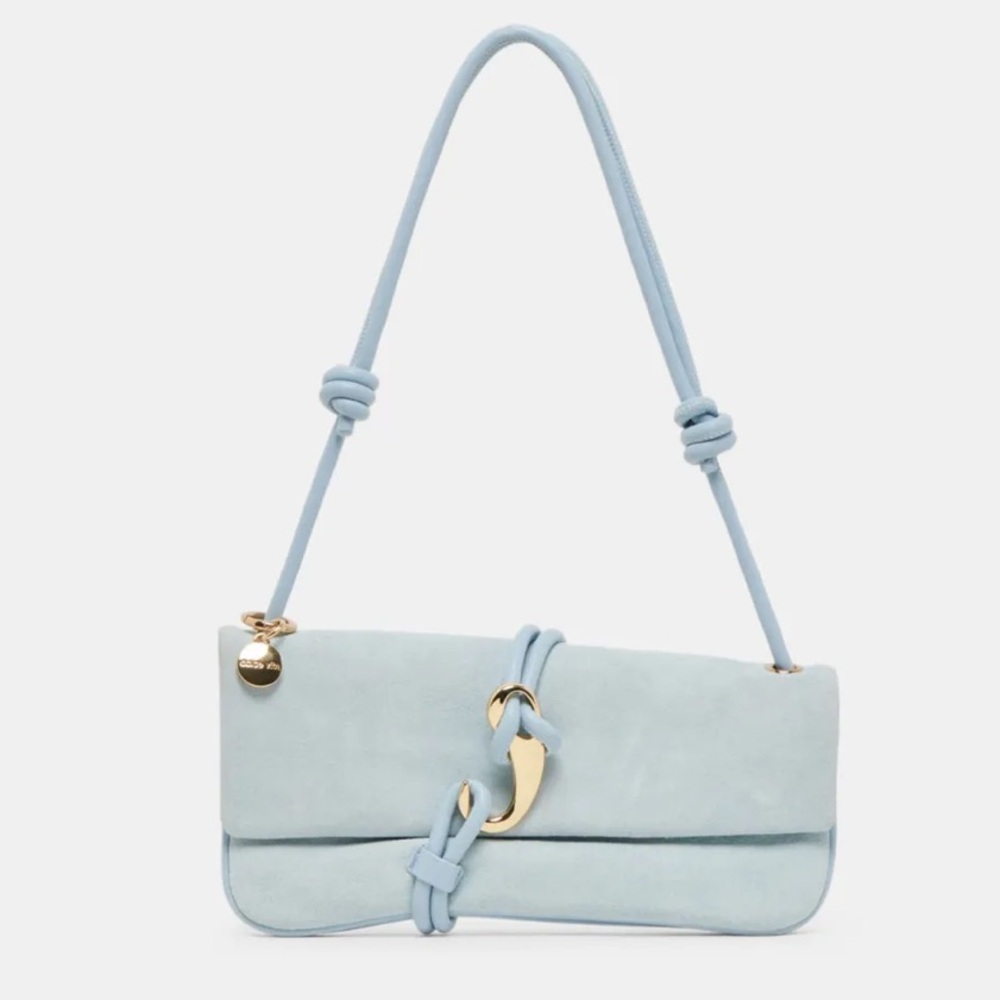 Dolce Vita ALICE SHOULDER BAG BLUE SUEDE